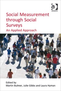 Cover image: Social Measurement through Social Surveys: An Applied Approach 9780754674887