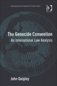 Cover image: The Genocide Convention: An International Law Analysis 9780754647300