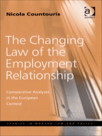 Cover image: The Changing Law of the Employment Relationship: Comparative Analyses in the European Context 9780754648000