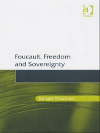 Cover image: Foucault, Freedom and Sovereignty 9780754649083