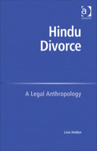 Cover image: Hindu Divorce: A Legal Anthropology 9780754649601