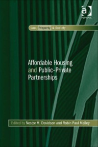 Cover image: Affordable Housing and Public-Private Partnerships 9780754677208