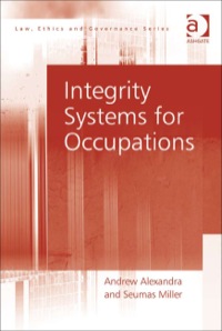 Cover image: Integrity Systems for Occupations 9780754677499