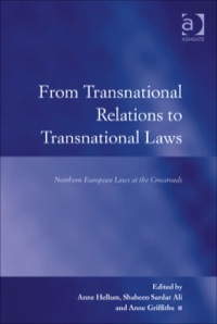 Cover image: From Transnational Relations to Transnational Laws: Northern European Laws at the Crossroads 9781409418962