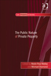 Cover image: The Public Nature of Private Property 9780754679516