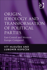 صورة الغلاف: Origin, Ideology and Transformation of Political Parties: East-Central and Western Europe Compared 9780754678403