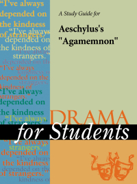 Imagen de portada: A Study Guide for Aeschylus's "Agamemnon" 1st edition 9780787681227