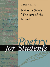 Cover image: A Study Guide for Natasha Saje's "The Art of the Novel" 1st edition 9780787669621