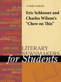 Cover image: A Study Guide for Eric Schlosser's "Chew on This" 1st edition 9781414402802