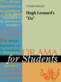 Cover image: A Study Guide for Leonard Hugh's "Da" 1st edition 9780787640873