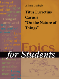 Imagen de portada: A Study Guide for Titus Lucretius Carus's "De rerum natura (On the Nature of Things)" 1st edition 9781414476216