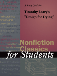 Cover image: A Study Guide for Timothy Leary's "Design for Dying" 1st edition 9780787694135