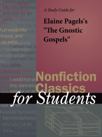 Cover image: A Study Guide for Elaine Pagels's "The Gnostic Gospels" 1st edition 9780787694135