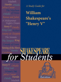 Cover image: A Study Guide for William Shakespeare's "Henry V" 1st edition 9781414412559