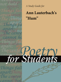 Cover image: A Study Guide for Ann Lauterbach's "Hum" 1st edition 9780787687151