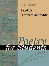 Cover image: A Study Guide for Sappho's "Hymn to Aphrodite" 1st edition 9780787669591