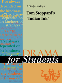 Cover image: A Study Guide for Tom Stoppard's "Indian Ink" 1st edition 9780787640859