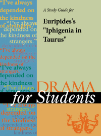 Cover image: A Study Guide for Euripides's "Iphigenia in Tauris" 1st edition 9780787627539