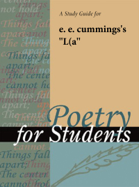 Cover image: A Study Guide for e. e. cummings's "L(a" 1st edition 9780787616885