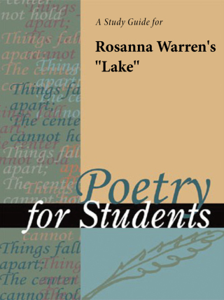 Cover image: A Study Guide for Rosanna Warren's "Lake" 1st edition 9780787669621