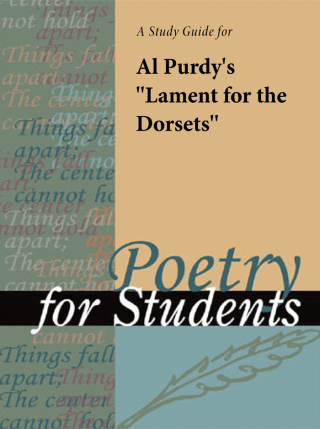Imagen de portada: A Study Guide for Al Purdy's "Lament for the Dorsets" 1st edition 9780787635664