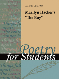 表紙画像: A Study Guide for Marilyn Hacker's "The Boy" 1st edition 9780787669584