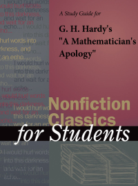 Cover image: A Study Guide for G. H. Hardy's "A Mathematician's Apology" 1st edition 9780787694135