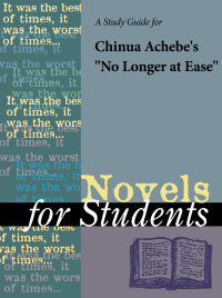 Imagen de portada: A Study Guide for Chinua Achebe's "No Longer at Ease" 1st edition 9781414441719