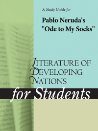 Cover image: A Study Guide for Pablo Neruda's "Ode to My Socks" 1st edition 9780787649302