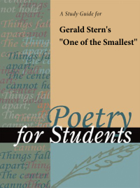 Cover image: A Study Guide for Gerald Stern's "One of the Smallest" 1st edition 9780787687168