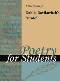 Cover image: A Study Guide for Dahlia Ravikovitch's "Pride" 1st edition 9781414467054