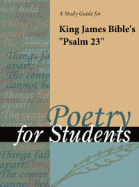 Cover image: A Study Guide for King James Bible "Psalm 23" 1st edition 9780787627256