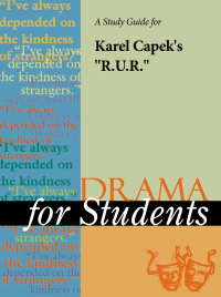 Cover image: A Study Guide for Karel Capek's "R.U.R." 1st edition 9780787640811