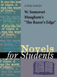 Cover image: A Study Guide for W. Somerset Maugham's "The Razor's Edge" 1st edition 9780787669461