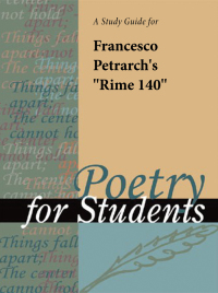 Cover image: A Study Guide for Petrarch's "Sonnet (Rime) 140" 1st edition 9781414495033