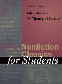 Cover image: A Study Guide for John Rawls's "A Theory of Justice" 1st edition 9780787694135