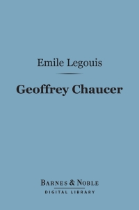 Cover image: Geoffrey Chaucer (Barnes & Noble Digital Library) 9781411454279