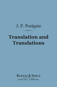 Cover image: Translation and Translations (Barnes & Noble Digital Library) 9781411454873