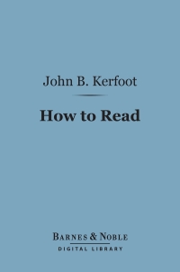 Cover image: How to Read (Barnes & Noble Digital Library) 9781411456327