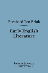 Cover image: Early English Literature (Barnes & Noble Digital Library) 9781411457669