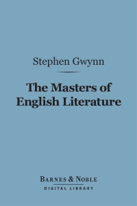 Cover image: The Masters of English Literature (Barnes & Noble Digital Library) 9781411460195