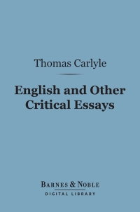 表紙画像: English and Other Critical Essays (Barnes & Noble Digital Library) 9781411460256