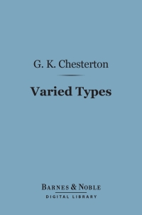 Immagine di copertina: Varied Types (Barnes & Noble Digital Library) 9781411463882