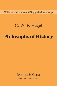 Imagen de portada: Philosophy of History (Barnes & Noble Digital Library) 9781411466432