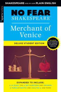 صورة الغلاف: Merchant of Venice: No Fear Shakespeare Deluxe Student Edition 9781411479685
