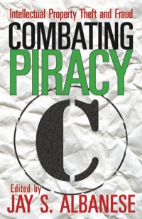 Omslagafbeelding: Combating Piracy 1st edition 9780765803573