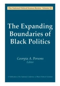 Cover image: The Expanding Boundaries of Black Politics 1st edition 9780765803757