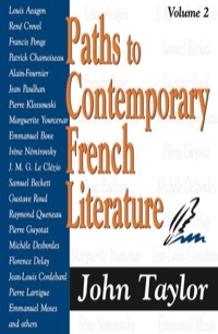 Imagen de portada: Paths to Contemporary French Literature 1st edition 9780765803702
