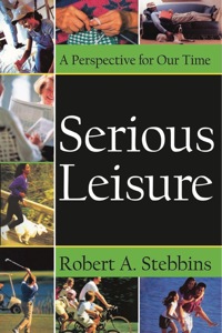 Imagen de portada: Serious Leisure 1st edition 9780765803634