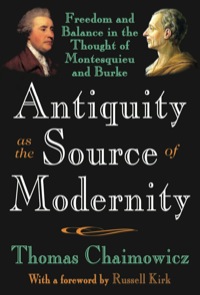 صورة الغلاف: Antiquity as the Source of Modernity 1st edition 9781412807715